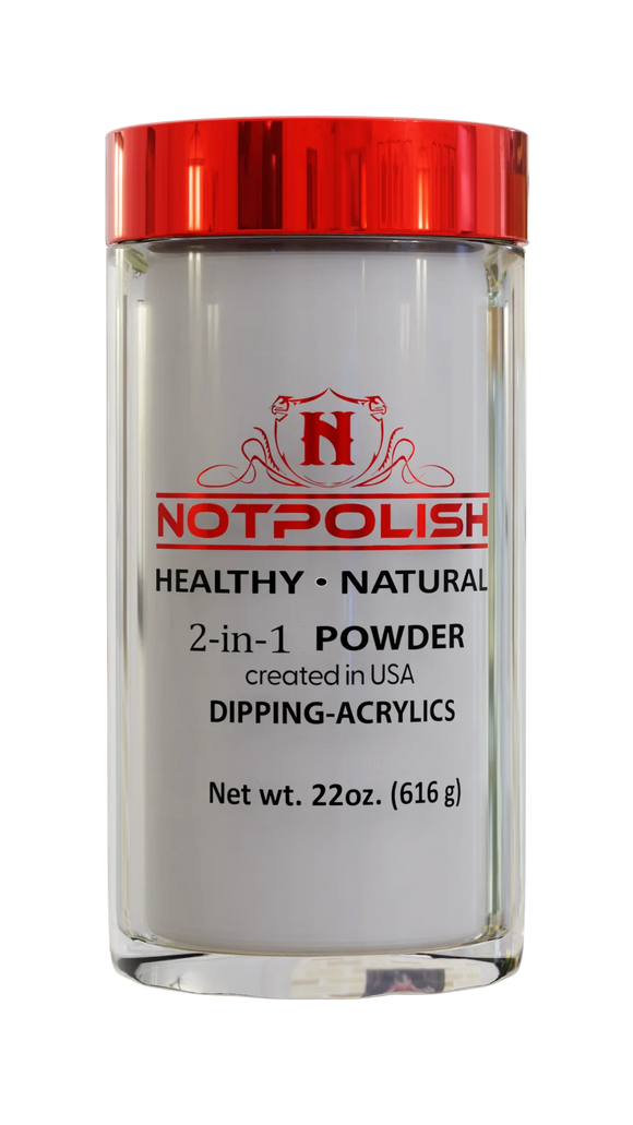 NotPolish Milky White 2in1 22oz Dipping & Acrylics
