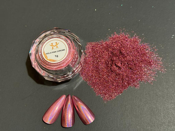 HANG Chrome Powder #20 Holo Pink- Disco Reflective Collection