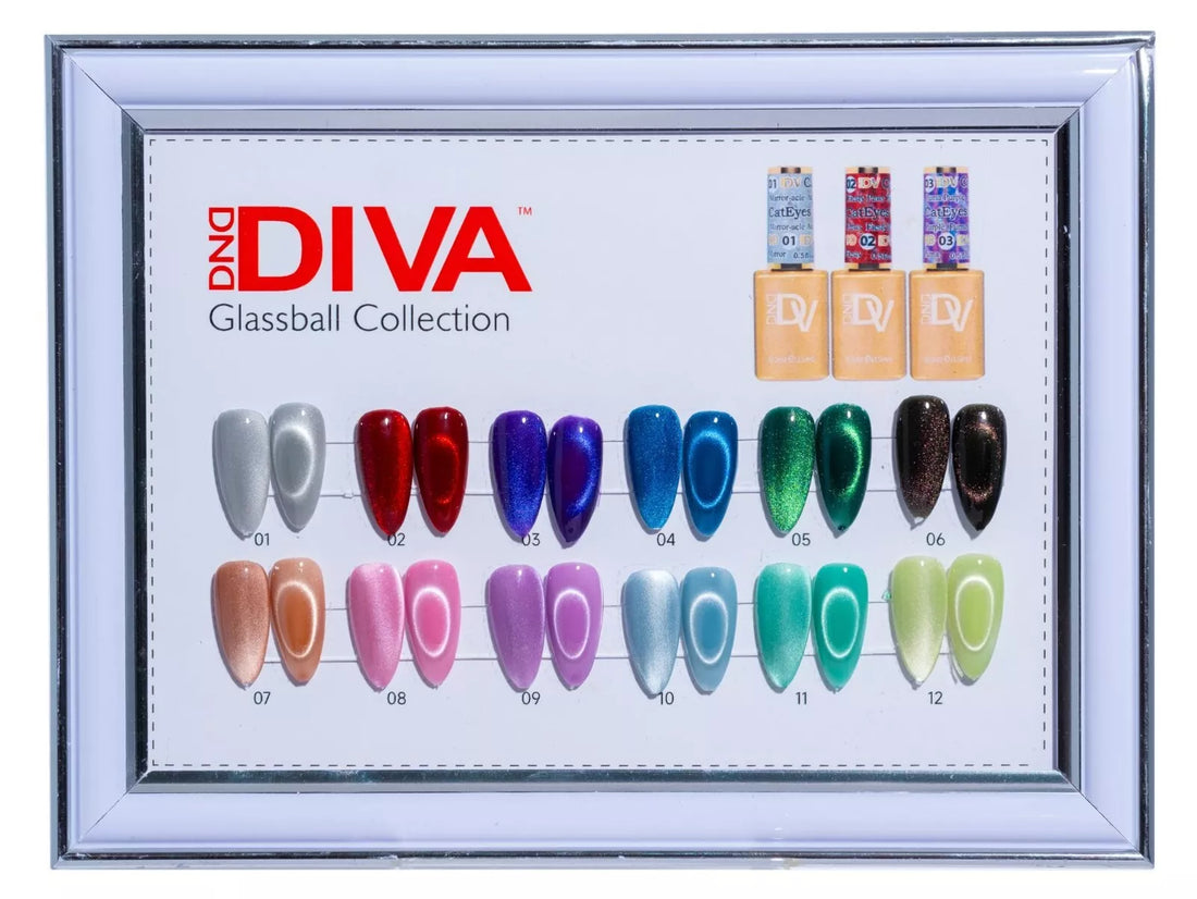 DND DIVA 9D Glassball Cat Eye Gel