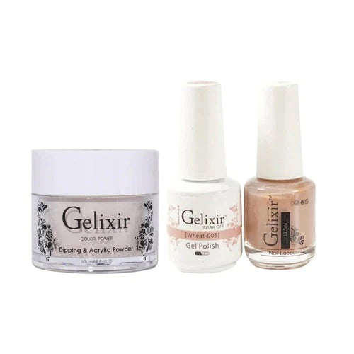 Gelixir 3in1 Acrylic/Dipping Powder + Gel Polish + Nail Lacquer, 005