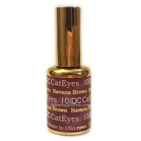 DC Gel Polish Cat Eyes Collection, 010, Havana Brown, 0.6oz