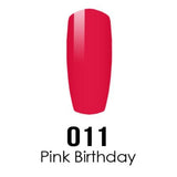 DC Nail Lacquer And Gel Polish (New DND), DC011, Pink Birthday, 0.6oz