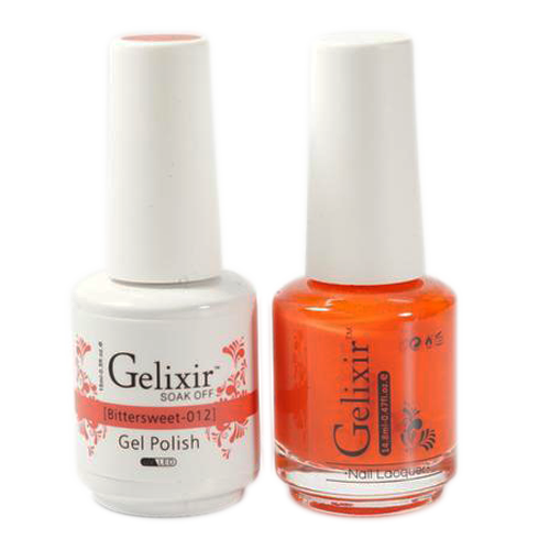 Gelixir Nail Lacquer And Gel Polish, 012, Bittersweet, 0.5oz