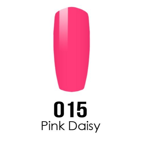 DC Nail Lacquer And Gel Polish (New DND), DC015, Pink Daisy, 0.6oz