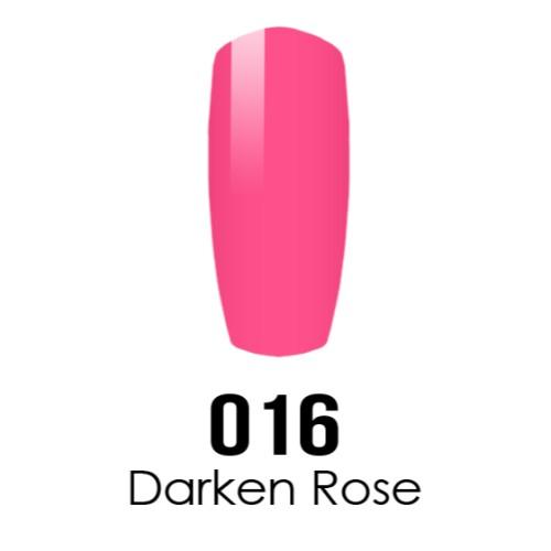 DC Nail Lacquer And Gel Polish (New DND), DC016, Darken Rose, 0.6oz