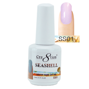 Cre8tion Seashell Gel Polish, 0.5oz, SS01