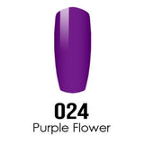 DC Nail Lacquer And Gel Polish (New DND), DC024, Purple Flower, 0.6oz