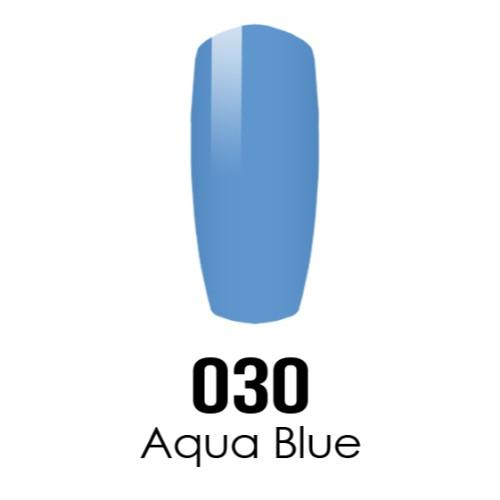 DC Nail Lacquer And Gel Polish (New DND), DC030, Aqua Blue, 0.6oz