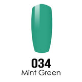 DC Nail Lacquer And Gel Polish (New DND), DC034, Mint Green, 0.6oz