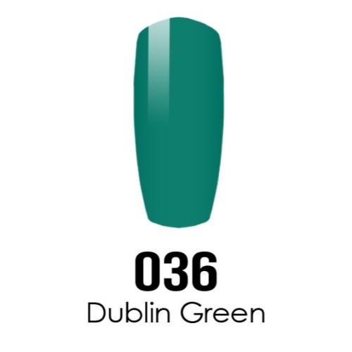 DC Nail Lacquer And Gel Polish (New DND), DC036, Dublin Green, 0.6oz