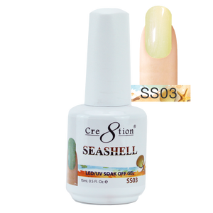 Cre8tion Seashell Gel Polish, 0916-0756, 0.5oz, SS03