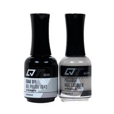 QT Gel Polish + Nail Lacquer, 042, 0.5oz