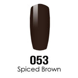 DC Nail Lacquer And Gel Polish (New DND), DC053, Spice Brown, 0.6oz