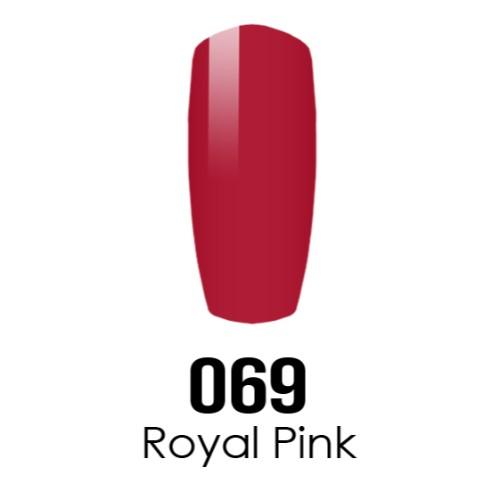 DC Nail Lacquer And Gel Polish (New DND), DC069, Royal Pink, 0.6oz