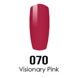DC Nail Lacquer And Gel Polish (New DND), DC070, Visionary Pink, 0.6oz