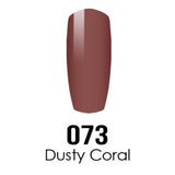 DC Nail Lacquer And Gel Polish (New DND), DC073, Dusty Coral, 0.6oz