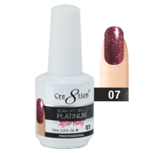 Cre8tion Platinum After Party Gel Polish, 0.5oz, 07