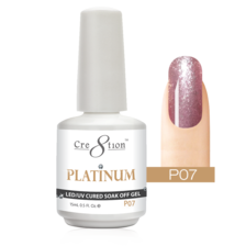 Cre8tion Platinum Gel Polish, 0.5oz, P07