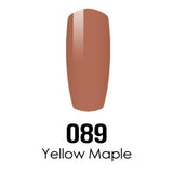 DC Nail Lacquer And Gel Polish (New DND), DC089, Yellow Maple, 0.6oz