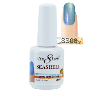 Cre8tion Seashell Gel Polish, 0916-0762, 0.5oz, SS08