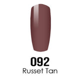 DC Nail Lacquer And Gel Polish (New DND), DC092, Russet Tan, 0.6oz