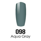 DC Nail Lacquer And Gel Polish (New DND), DC098, Aqua Gray, 0.6oz
