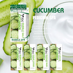 NBC Deluxe Pedicure 4 Step, Cucumber (50pcs/case)