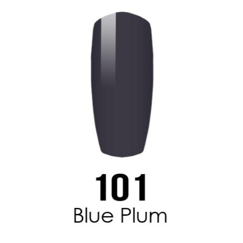 DC Nail Lacquer And Gel Polish (New DND), DC101, Blue Plum, 0.6oz