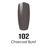 DC Nail Lacquer And Gel Polish (New DND), DC102, Charcoal Burst, 0.6oz