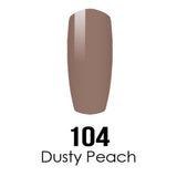 DC Nail Lacquer And Gel Polish (New DND), DC104, Dusty Peach, 0.6oz