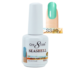 Cre8tion Seashell Gel Polish, 0916-0764, 0.5oz, SS10