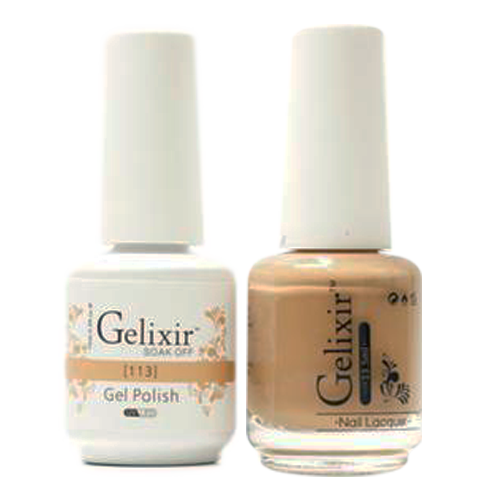 Gelixir Nail Lacquer And Gel Polish, 113, 0.5oz