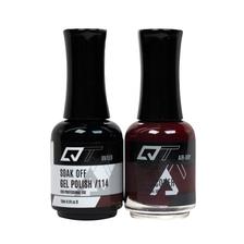 QT Gel Polish + Nail Lacquer, 114, 0.5oz