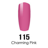 DC Nail Lacquer And Gel Polish (New DND), DC115, Charming Pink, 0.6oz