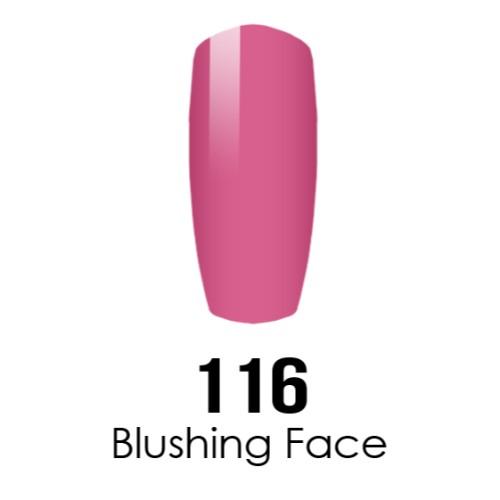 DC Nail Lacquer And Gel Polish (New DND), DC116, Blushing Face, 0.6oz