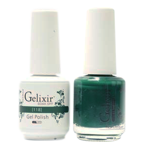 Gelixir Nail Lacquer And Gel Polish, 118, 0.5oz