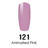 DC Nail Lacquer And Gel Polish (New DND), DC121, Animated Pink, 0.6oz