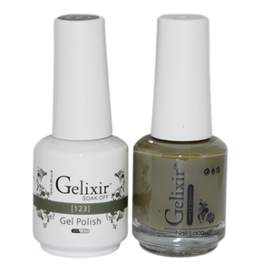Gelixir Nail Lacquer And Gel Polish, 123, 0.5oz