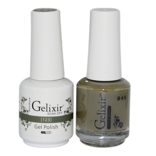Gelixir Nail Lacquer And Gel Polish, 123, 0.5oz