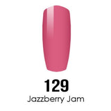 DC Nail Lacquer And Gel Polish (New DND), DC129, Jazzberry Jam, 0.6oz