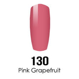 DC Nail Lacquer And Gel Polish (New DND), DC130, Pink Grapefruit, 0.6oz
