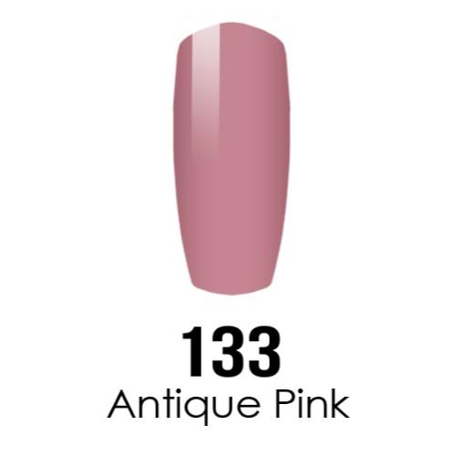 DC Nail Lacquer And Gel Polish (New DND), DC133, Antique Pink, 0.6oz