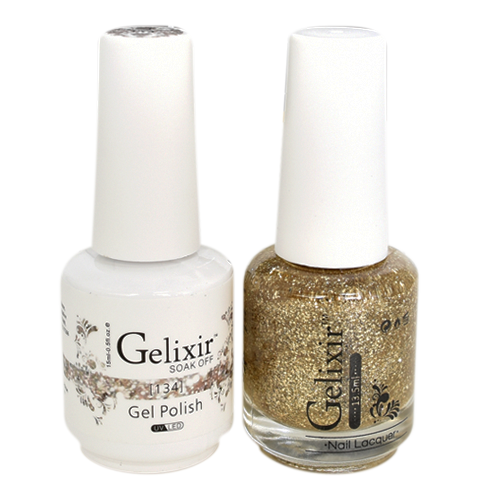 Gelixir Nail Lacquer And Gel Polish, 134, 0.5oz