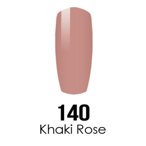 DC Nail Lacquer And Gel Polish (New DND), DC140, Khaki Rose, 0.6oz