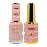 DC Nail Lacquer And Gel Polish (New DND), DC141, Pink Champagne, 0.6oz