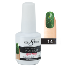 Cre8tion Platinum After Party Gel Polish, 0.5oz, 14