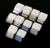 Foil Nail Art Transfer Decoration 10 Rolls Set 2.5*100cm, 01