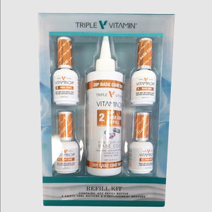 Triple Vitamin Refill Kit, 02, BASE COAT, 8oz