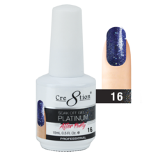 Cre8tion Platinum After Party Gel Polish, 0.5oz, 16