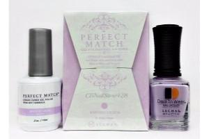 LeChat Perfect Match Nail Lacquer And Gel Polish, PMS170, Mystic Lilac (Cream), 0.5oz